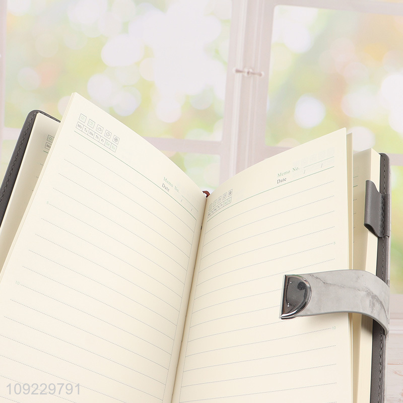 Hot Selling A5 Notebook PU Leather Hardcover Notebook for Home Office