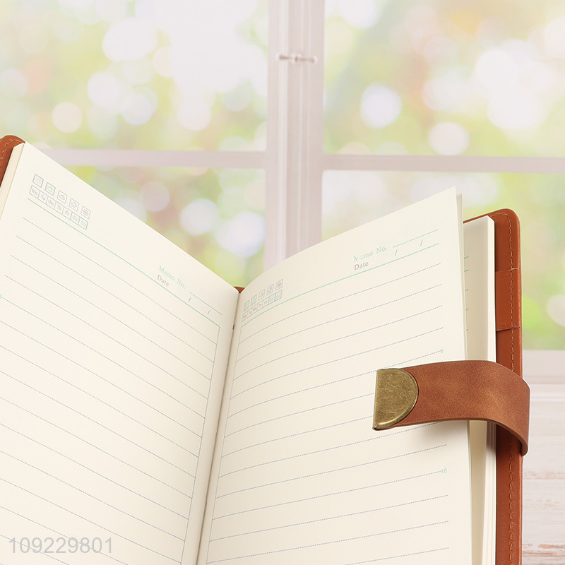 Wholesale A5 Notebook PU Leather Journal Notebook for Home Office School