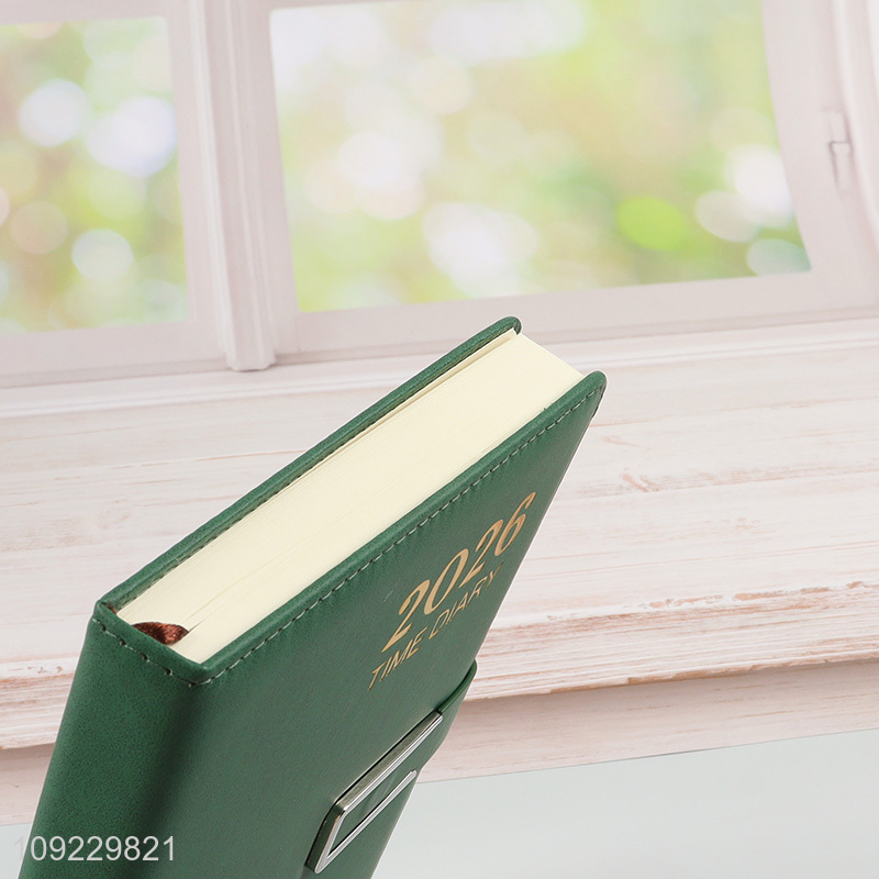 High Quality A5 Notebook PU Leather Cover Lined Notebook Academic Planner