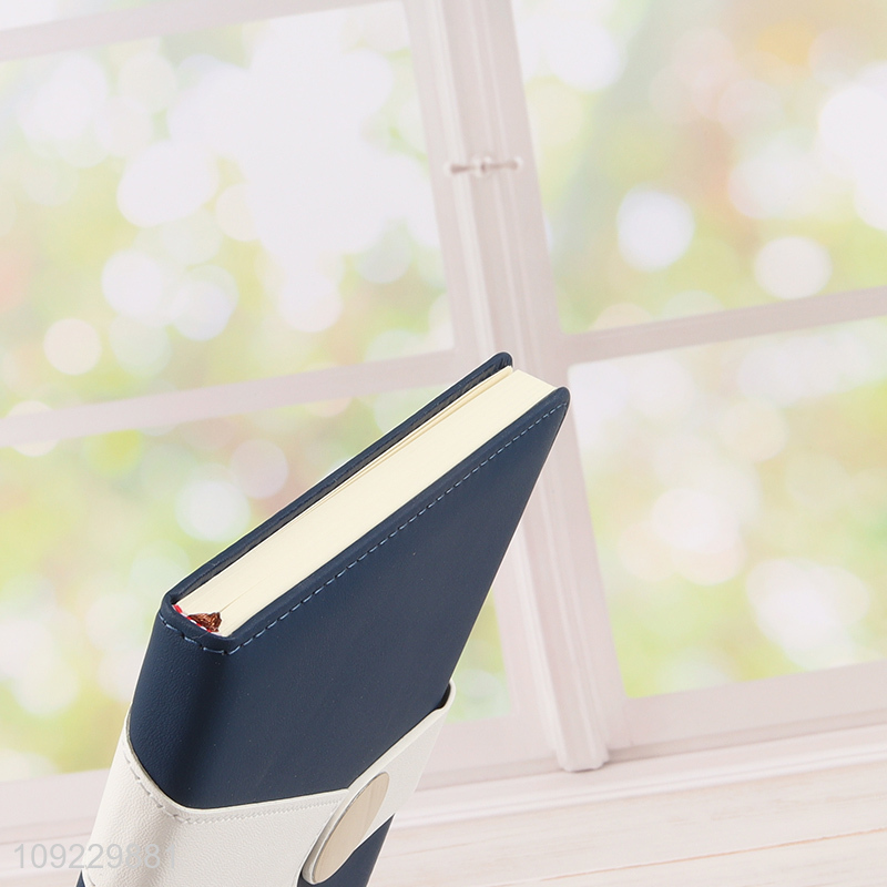 New Product A5 Notebook Custom Size PU Leather Cover Ruled Journal Notebook