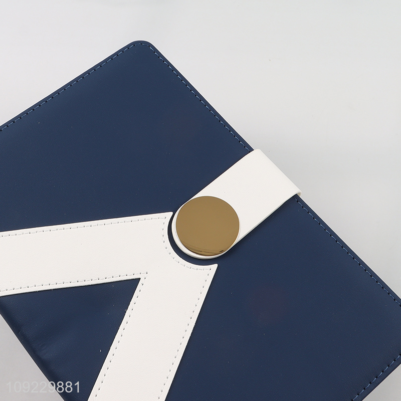 New Product A5 Notebook Custom Size PU Leather Cover Ruled Journal Notebook