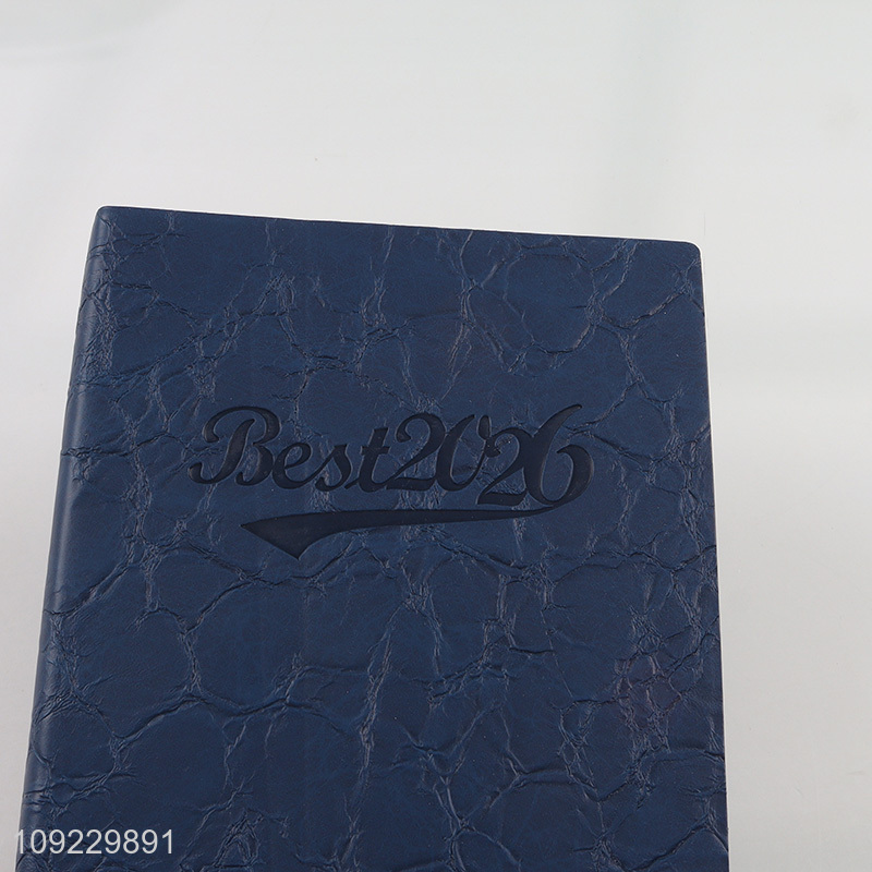 Online Wholesale A5 Notebook PU Leather Cover Ruled Notebook for School Office