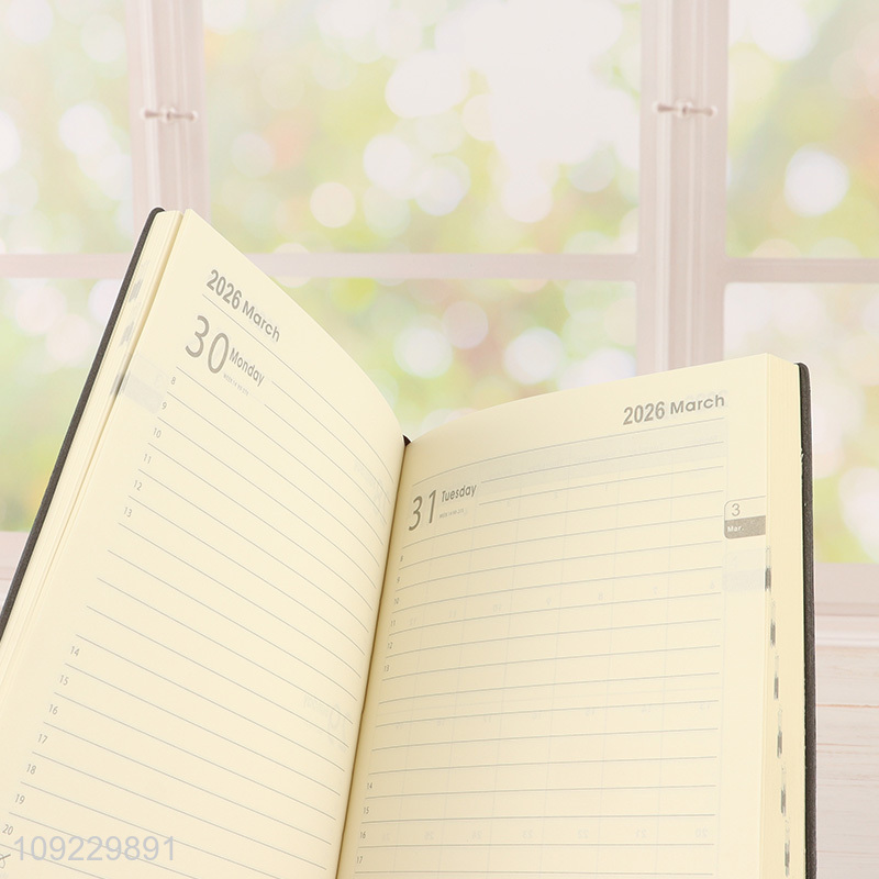 Online Wholesale A5 Notebook PU Leather Cover Ruled Notebook for School Office