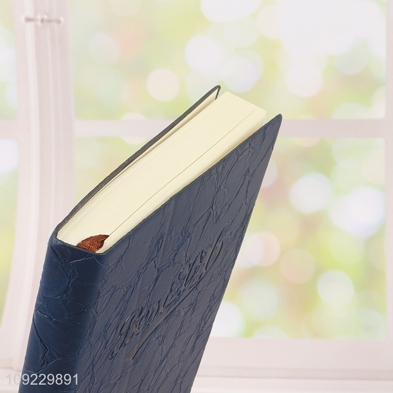 Online Wholesale A5 Notebook PU Leather Cover Ruled Notebook for School Office