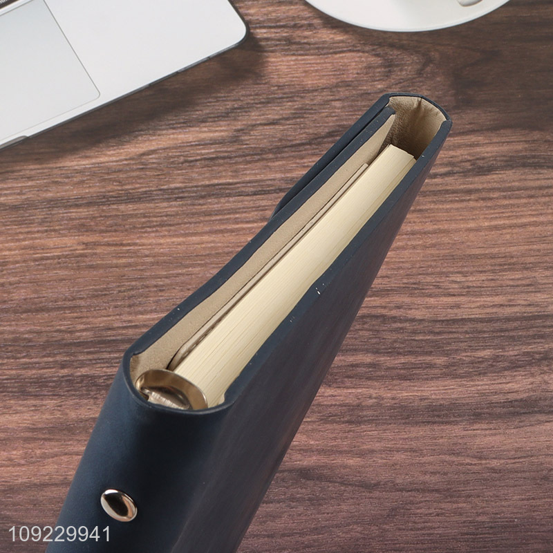 Factory Price A5 Notebook PU Leather Cover Ruled Journal Notebook for Writing