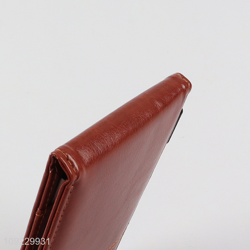 Online Wholesale Small Notepads Holder Set PU Leather Memo Pad with Pen