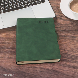 Hot Selling A5 Notebook PU Leather Cover Journal Notebook for Office Business