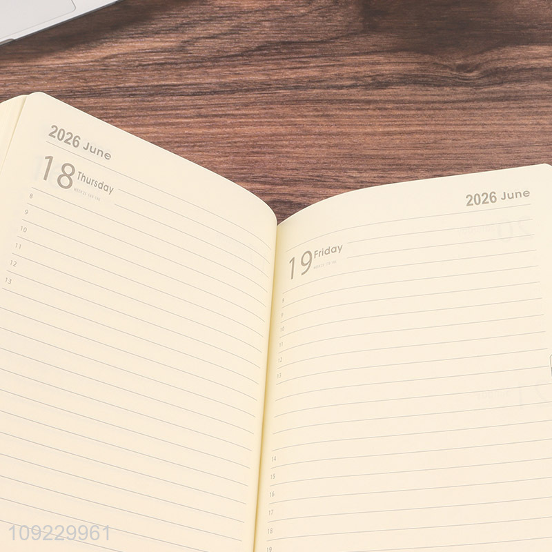 Hot Selling A5 Notebook PU Leather Cover Journal Notebook for Office Business