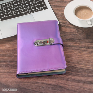 Wholesale A5 Notebook PU Leather Lined Journal Notebook Diary for Writing