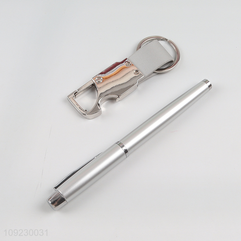 New Product 4PCS Gift Set with Travel Notebook, Luggage Tag, Pen and Keychain