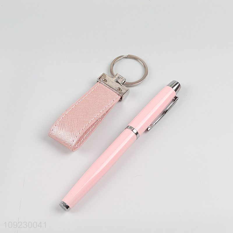 Good Quality 4PCS Gift Set with Travel Notebook, Passport Holder, Keychain and Pen