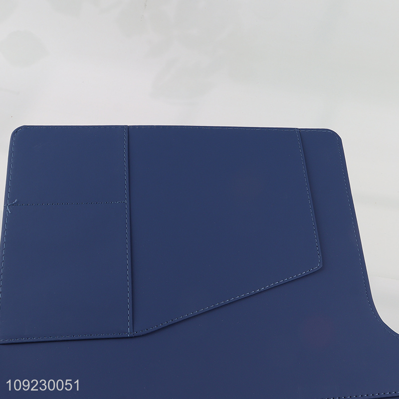 New Product A4 PU Leather Portfolio Folder with Clipboard Business Stationery