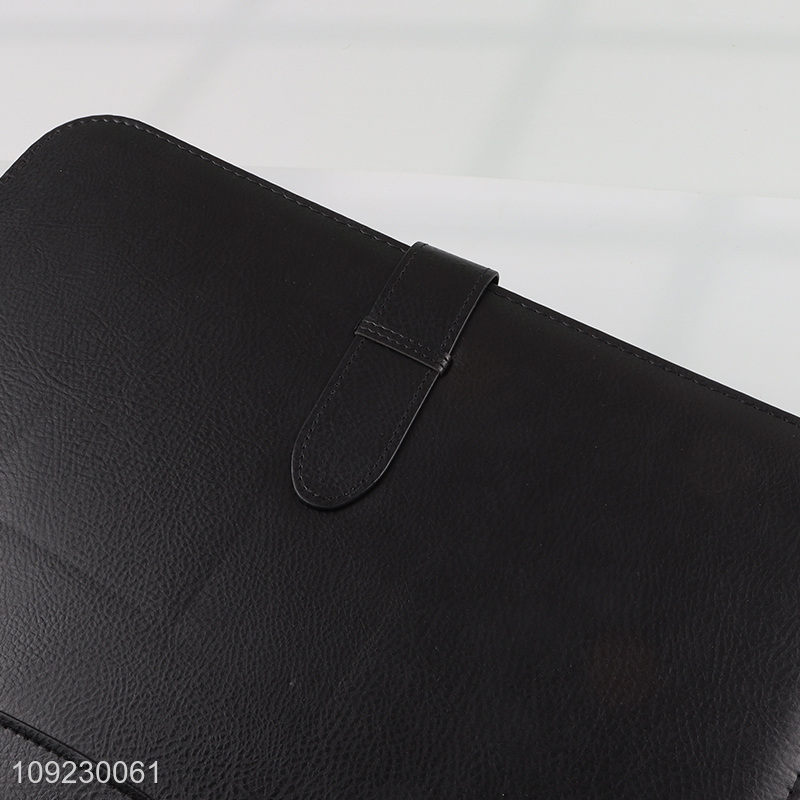 High Quality A4 PU Leather Business Portfolio with Clipboard and Calculator