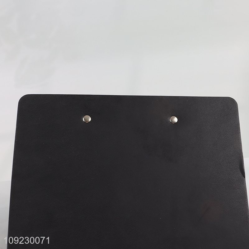 Hot Selling A4 PU Leather Clipboard for Business School Office and Restaurant