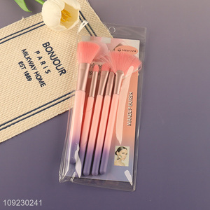 Good quality professional 5pcs makeup brush cosmetic brush set