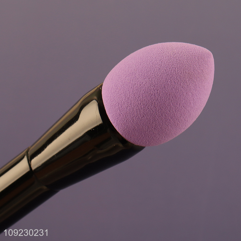 Hot products double-headed professional makeup brush cosmetic puff for sale