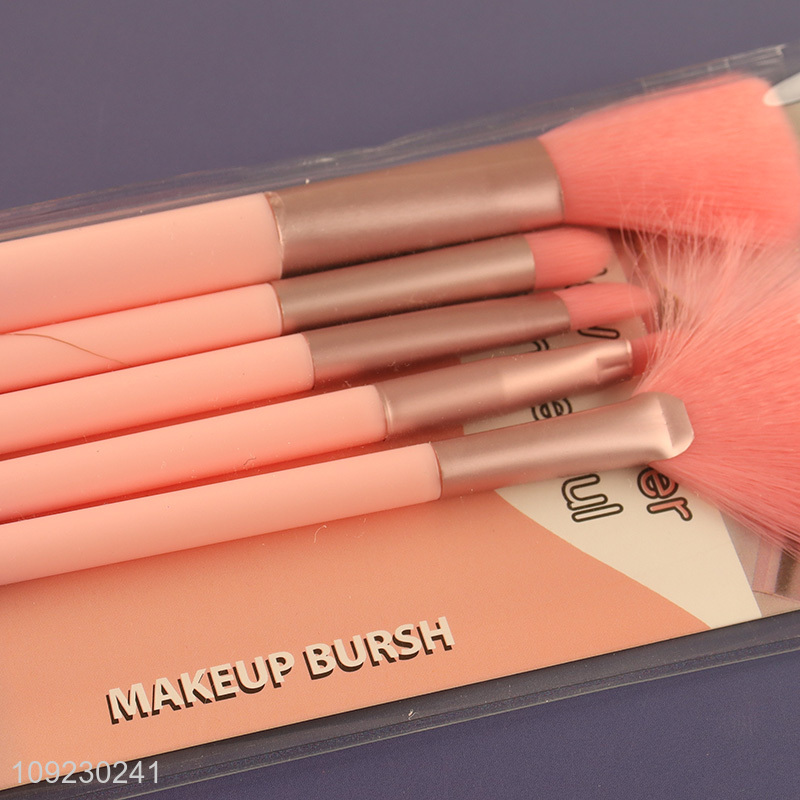 Good quality professional 5pcs makeup brush cosmetic brush set