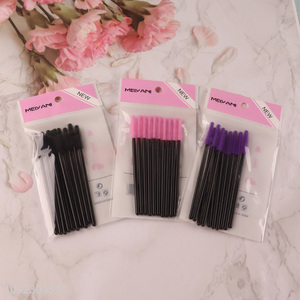 Most popular 10pcs professional makeup tool latex eyelash brush set