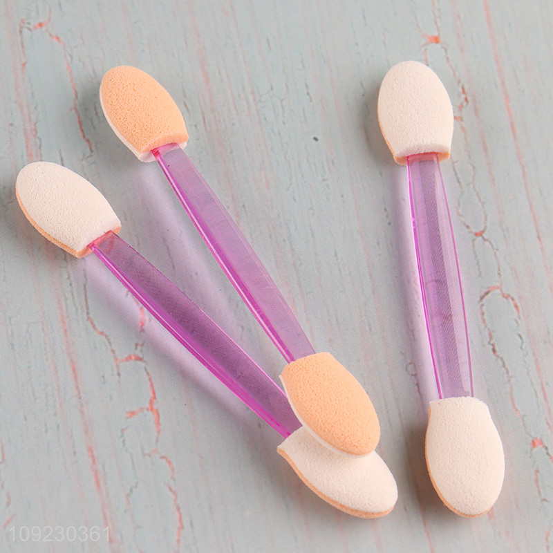 Good price double-headed 10pcs professional makeup tool disposable eye shadow stick