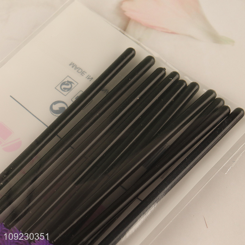 Most popular 10pcs professional makeup tool latex eyelash brush set