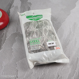 Good Quality 10PCS Steel Scrubbers Pan Dish Scrubbers with Hanging Rope