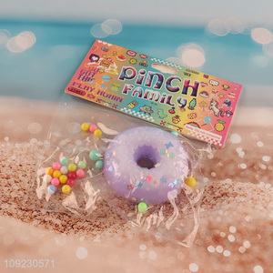 Hot selling donut shape tpr squeeze toys non-toxic vent toys wholesale
