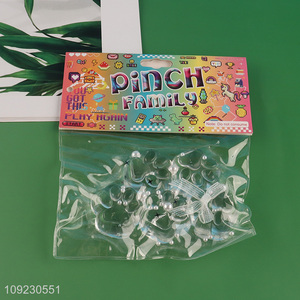 Good selling 6pcs <em>cat</em> paw shape anti-press toys tpr squeeze toys