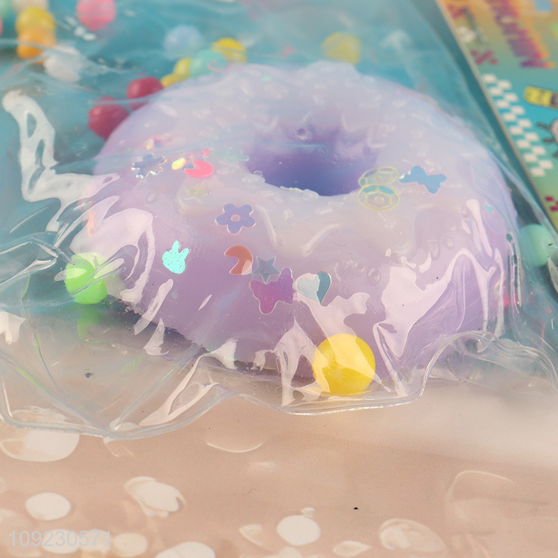 Hot selling donut shape tpr squeeze toys non-toxic vent toys wholesale