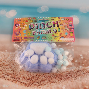 Factory direct sale <em>cat</em> paw shape non-toxic tpr squeeze toys