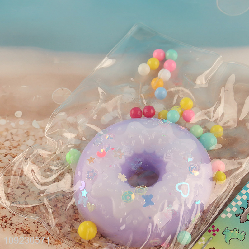 Hot selling donut shape tpr squeeze toys non-toxic vent toys wholesale