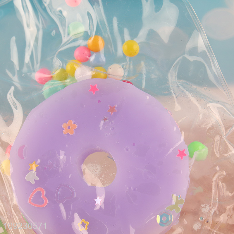 Hot selling donut shape tpr squeeze toys non-toxic vent toys wholesale