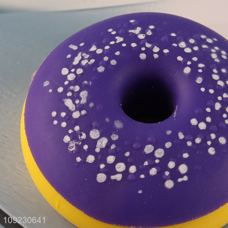 Yiwu market donut shape non-toxic tpr squeeze toys anti-stress toys