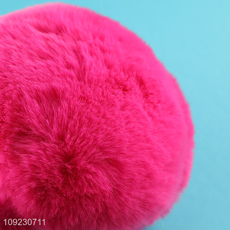 Top quality girls plush polyester earmuffs for winter outdoor