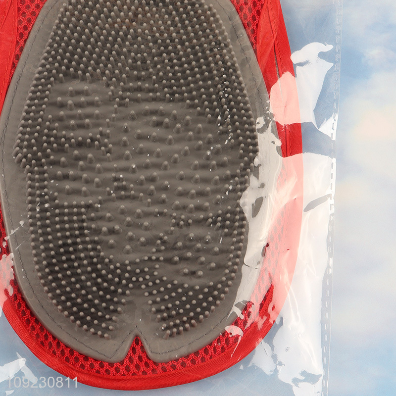 Factory Price Pet Dog Cat Grooming Gloves Gentle Deshedding Brush Gloves