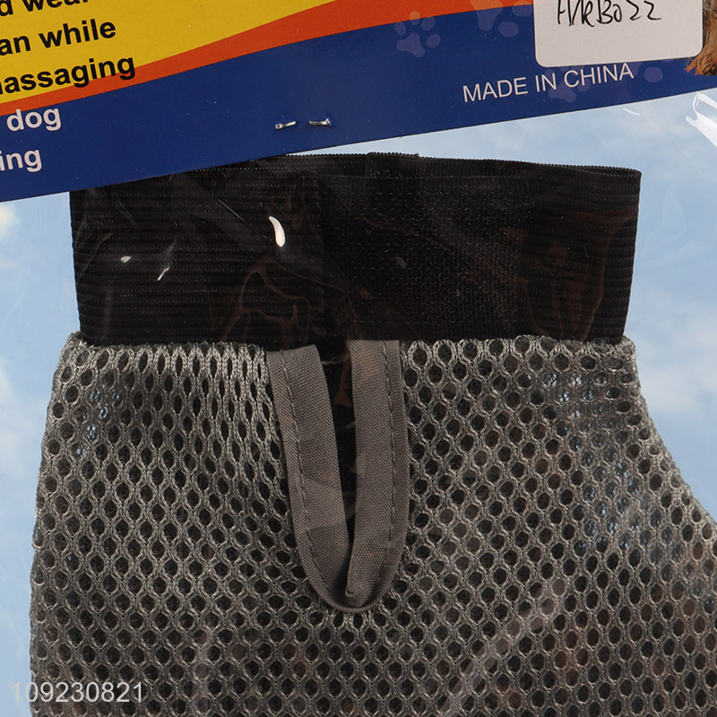 China Imports Pet Dog Grooming Gloves Dog Massage Gloves Grooming Tool