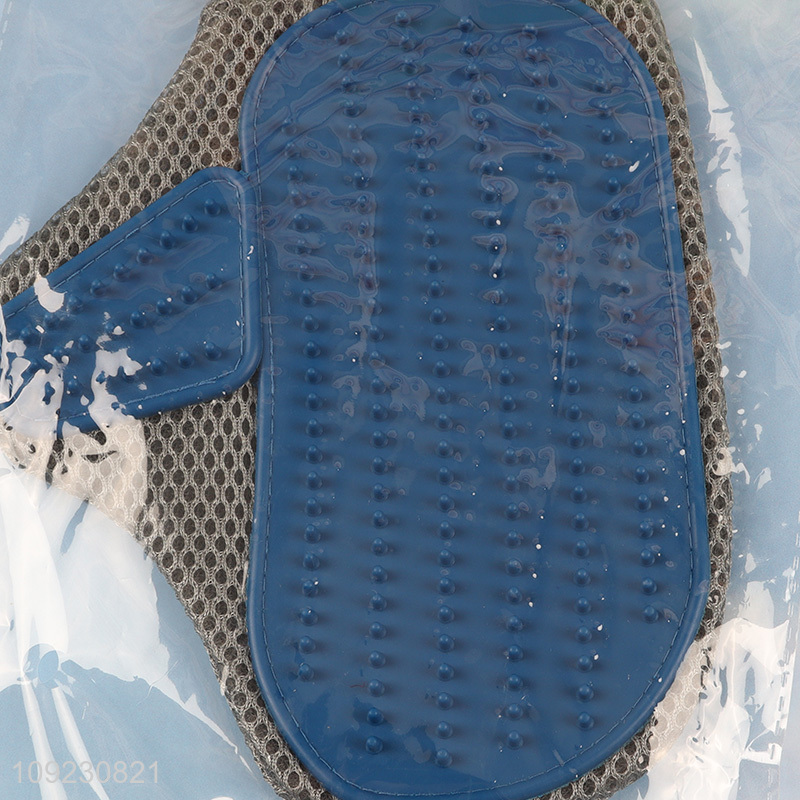 China Imports Pet Dog Grooming Gloves Dog Massage Gloves Grooming Tool