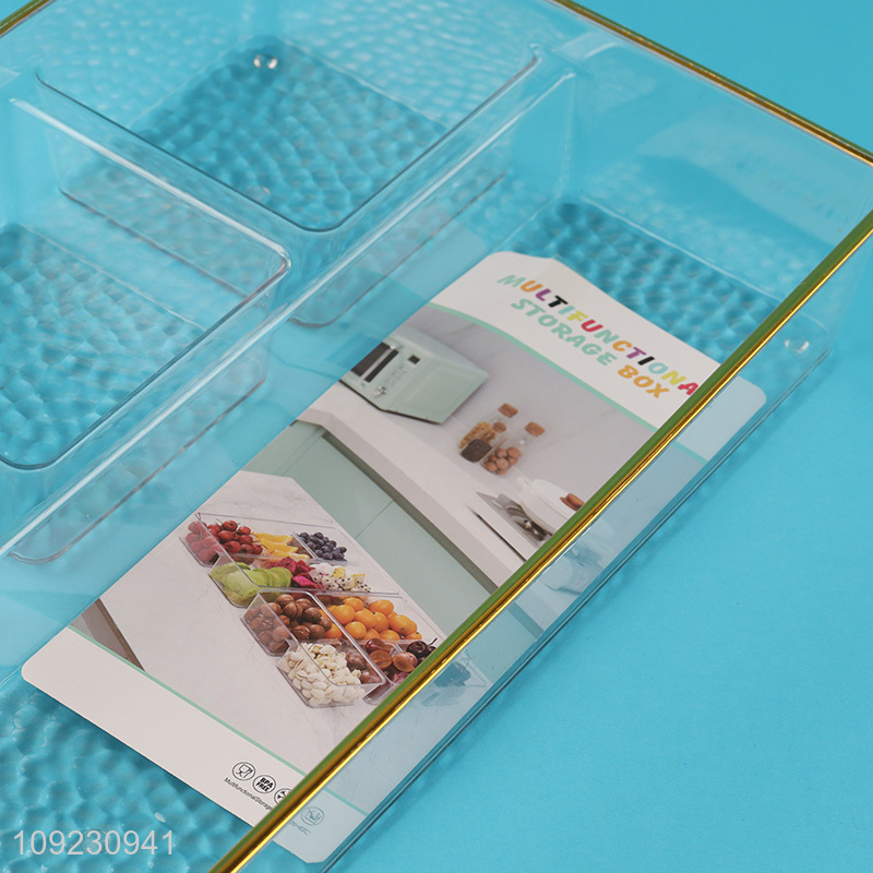 Hot products household desktop organizer plastic storage box for sale