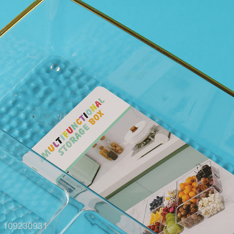 China factory multifunctional desktop organizer plastic storage box