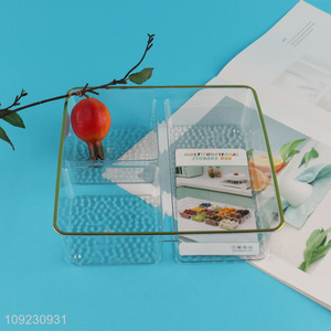 China factory multifunctional desktop organizer plastic storage box