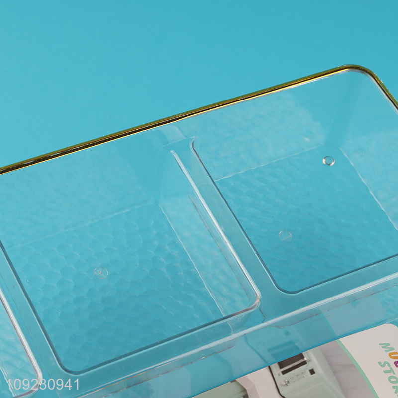 Hot products household desktop organizer plastic storage box for sale