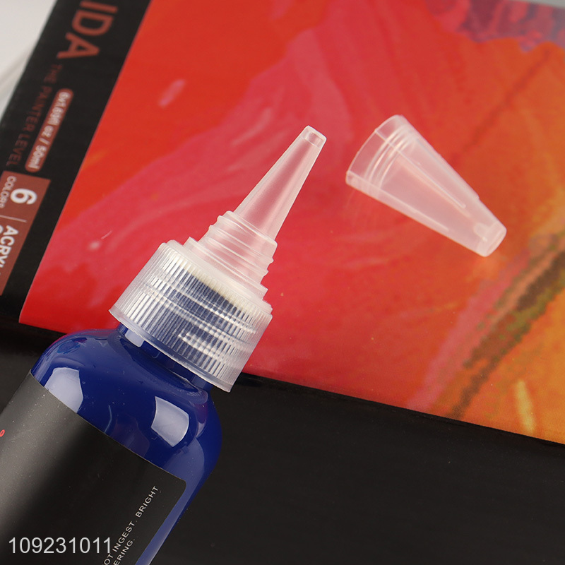 Most popular non-toxic 6colors 50ml acrylic paints set for sale