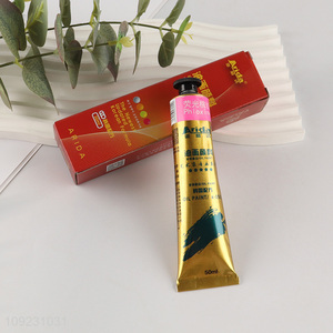 Yiwu market non-toxic 50ml art supplies oil paint for sale