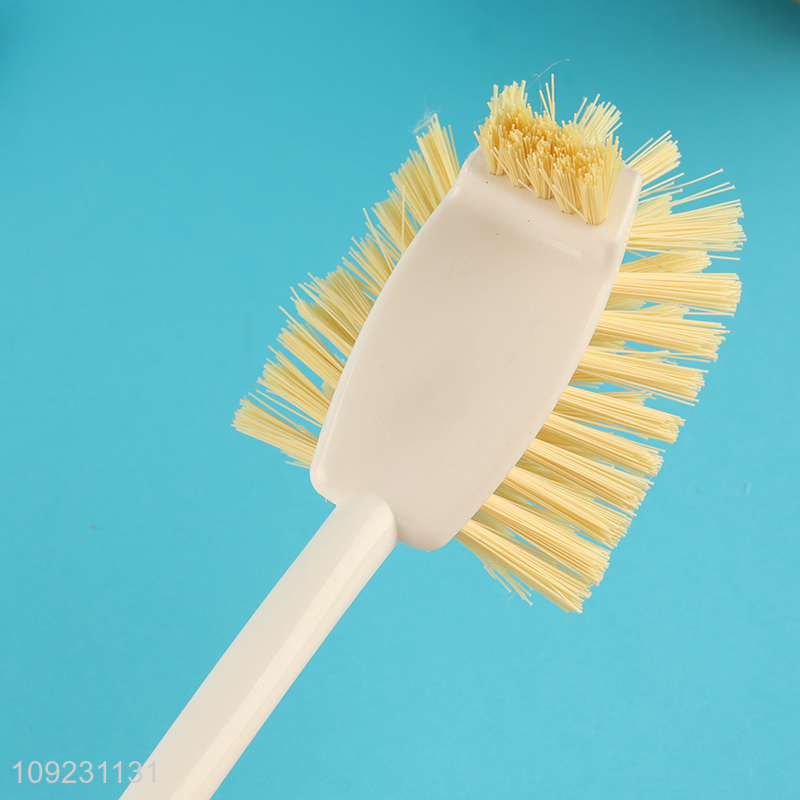 Factory supply long handle home kitchen pot brush dish brush for sale