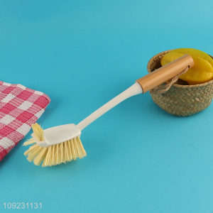 Factory supply long handle home kitchen pot brush dish brush for sale