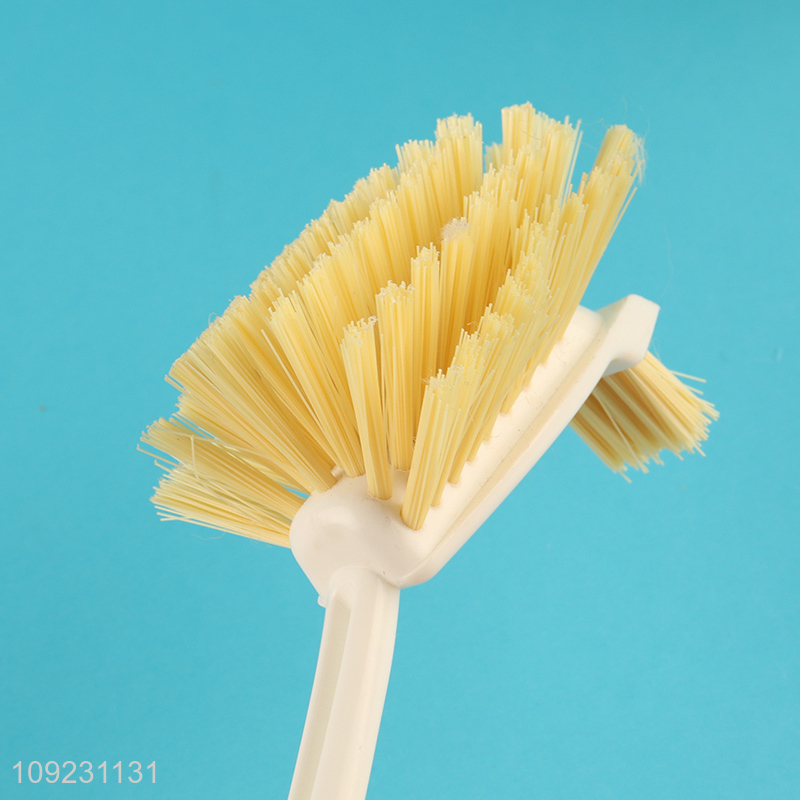 Factory supply long handle home kitchen pot brush dish brush for sale