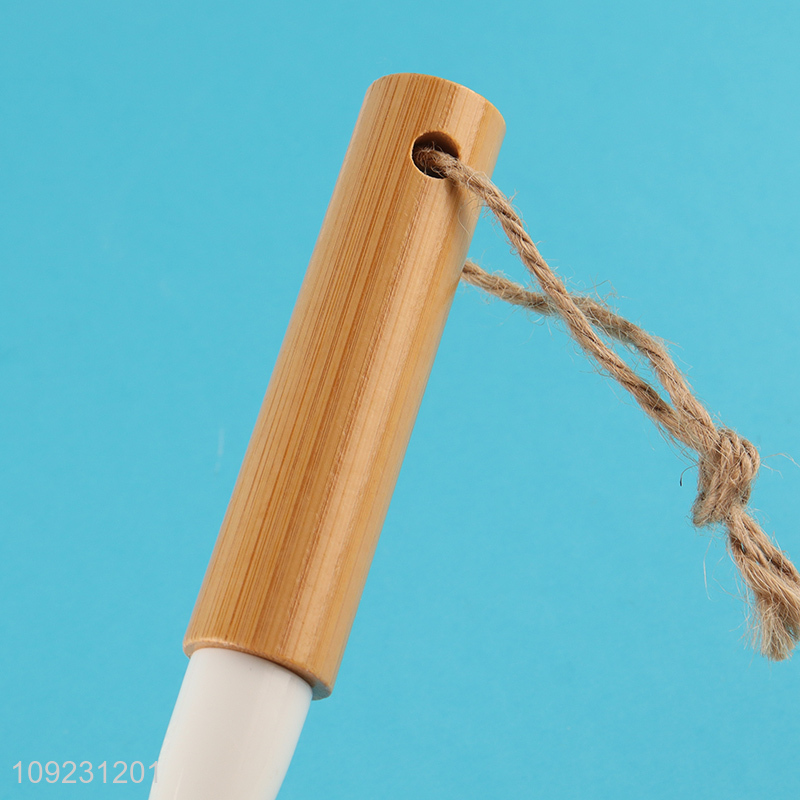 Good price bamboo handle home kitchen pot brush dish brush