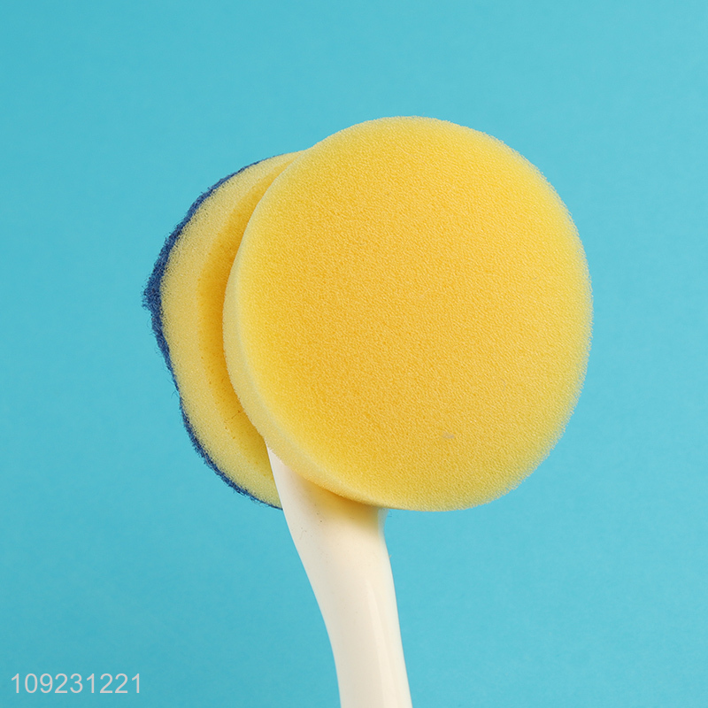 Top sale household kitchen pot brush dish brush with bamboo handle