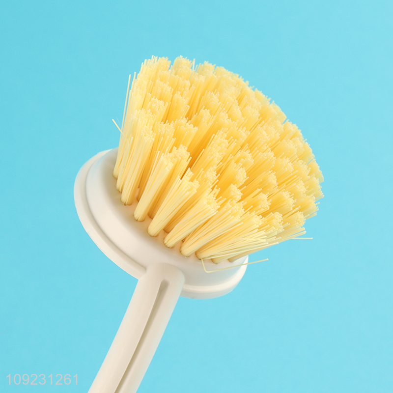 Hot items long bamboo handle home kitchen pot brush dish brush