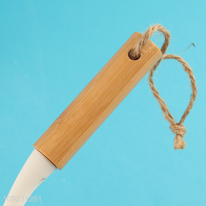 Hot items long bamboo handle home kitchen pot brush dish brush