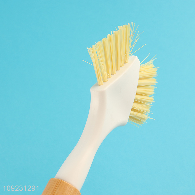 Low price home kitchen double-sided pot brush dish brush for sale